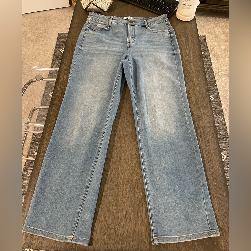 Nine West Light Blue Flare Jeans